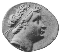 Nicomedes II King of Bithynia 149-127 BCE taken from 1889 Principal Coins of the Ancients Location TBD
